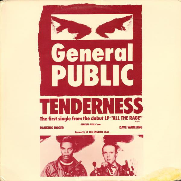 General Public : Tenderness (12", Single, Promo)
