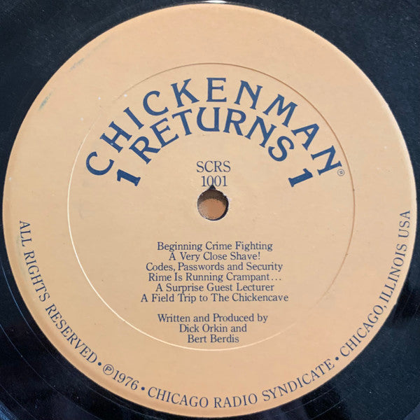 Dick Orkin, Bert Berdis : Chickenman Returns (LP, Album)