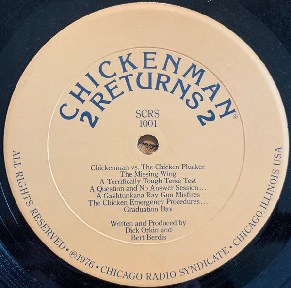 Dick Orkin, Bert Berdis : Chickenman Returns (LP, Album)