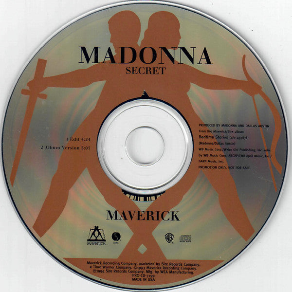 Madonna : Secret (CD, Single, Promo)