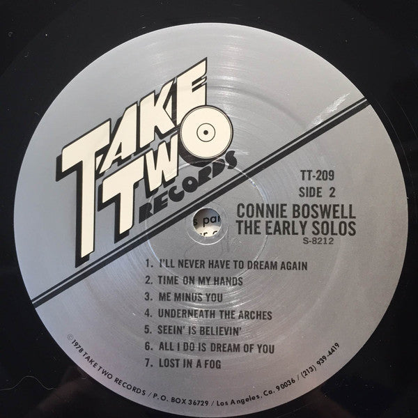 Connie Boswell : The Early Solos 1931 - 35 (LP, Comp)