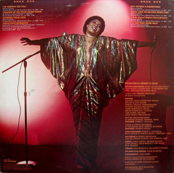 Denise LaSalle And Satisfaction (4) : Guaranteed (LP, Album, ◈-P)