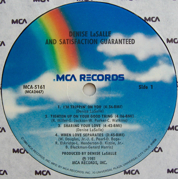 Denise LaSalle And Satisfaction (4) : Guaranteed (LP, Album, ◈-P)