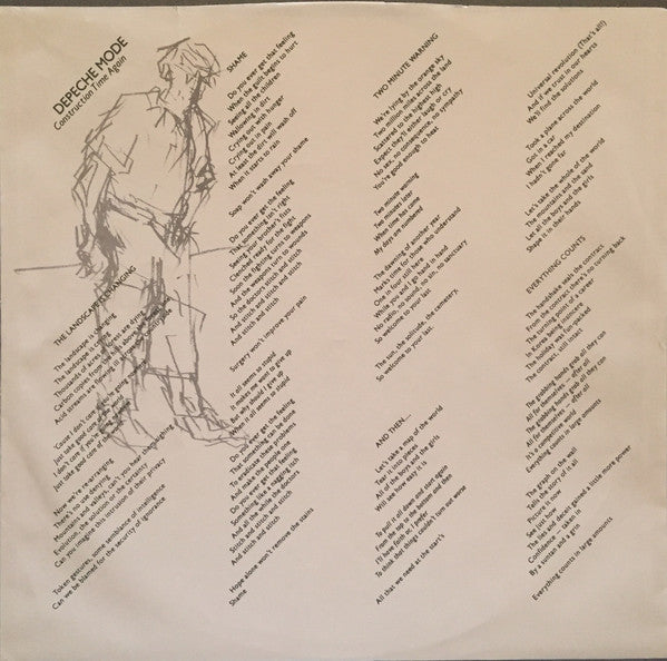 Depeche Mode : Construction Time Again (LP, Album, Win)