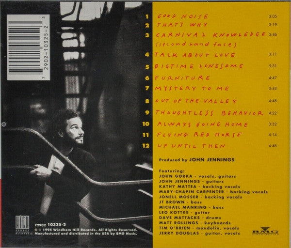 John Gorka : Out Of The Valley (CD, Album)