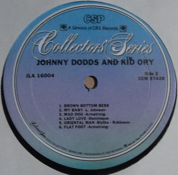 Johnny Dodds & Kid Ory : Johnny Dodds And Kid Ory (LP, Comp, RE)