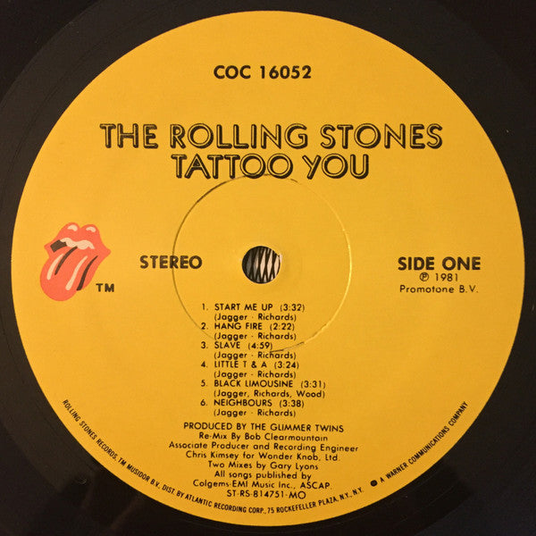 Rolling Stones* : Tattoo You (LP, Album, Mon)