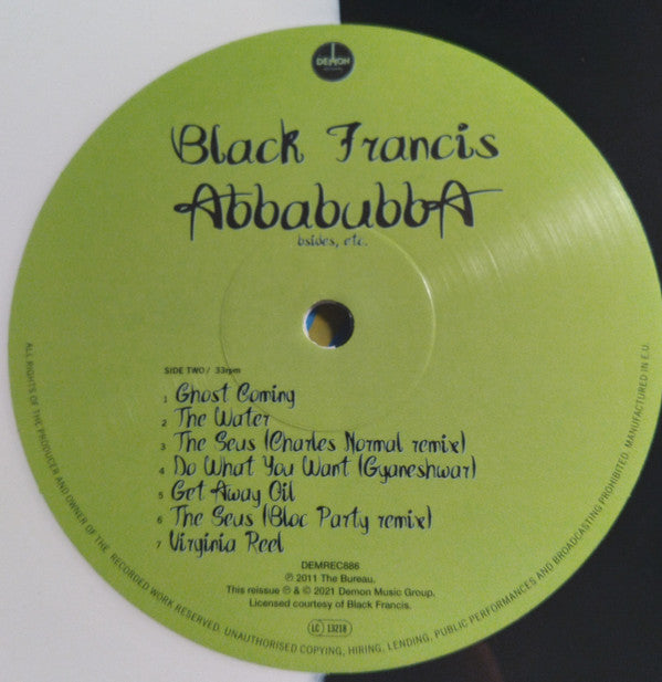 Black Francis : Abbabubba (Bsides, Etc.) (LP, Album, RSD, Ltd, RE, Bla)