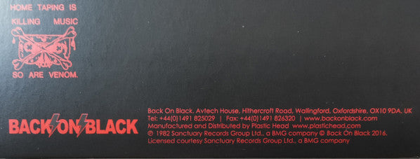 Venom (8) : Black Metal (2xLP, Album, RE)