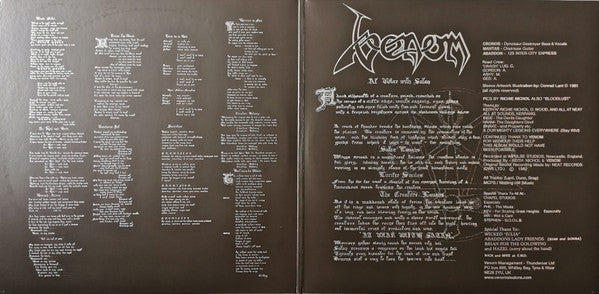 Venom (8) : Black Metal (2xLP, Album, RE)