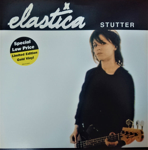 Elastica (2) : Stutter (10", Single, Ltd, Gol)