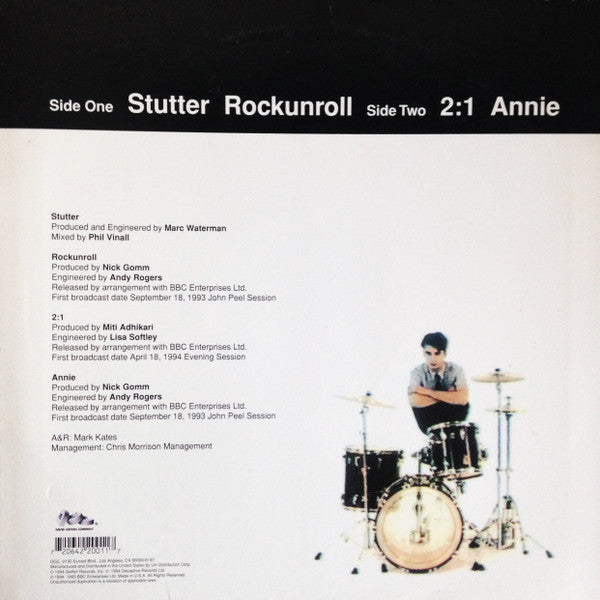 Elastica (2) : Stutter (10", Single, Ltd, Gol)