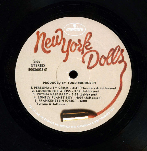 New York Dolls : New York Dolls (LP, Album, RE)