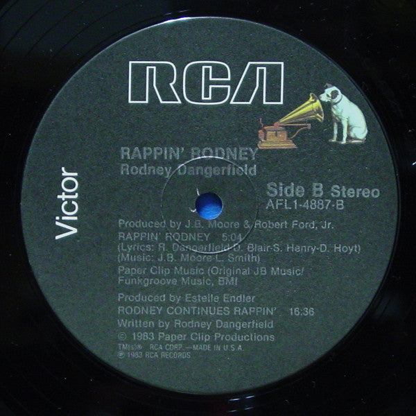 Rodney Dangerfield : Rappin' Rodney (LP, Album, RE, Ind)