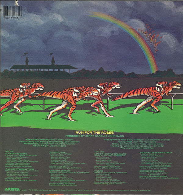 Jerry Garcia : Run For The Roses (LP, Album, RTI)
