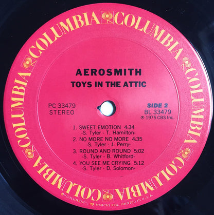 Aerosmith : Toys In The Attic (LP, Album, Pit)