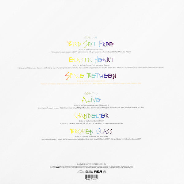 Sia : Spotify Sessions (12", EP, RSD, Ltd)