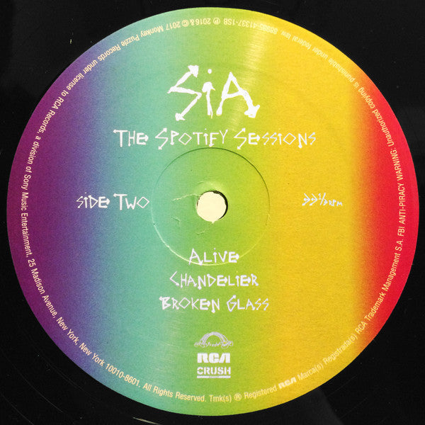 Sia : Spotify Sessions (12", EP, RSD, Ltd)