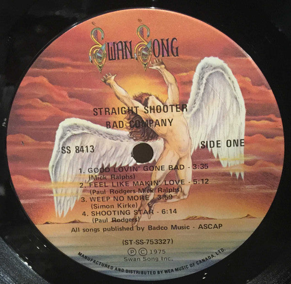 Bad Company (3) : Straight Shooter (LP, Album)