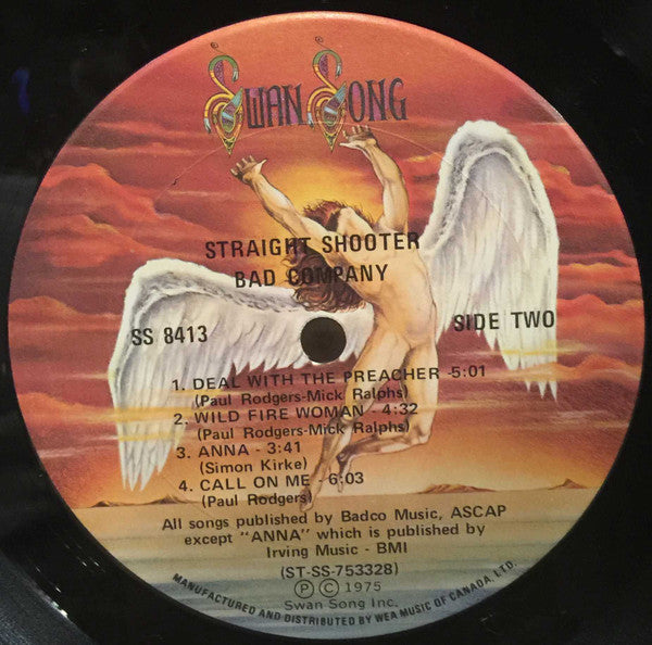 Bad Company (3) : Straight Shooter (LP, Album)