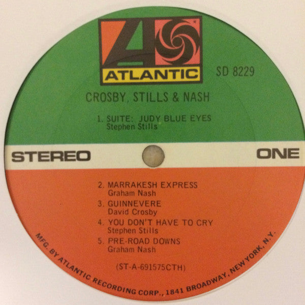 Crosby, Stills & Nash : Crosby, Stills & Nash (LP, Album, CT )
