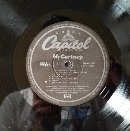 McCartney* : McCartney (LP, Album, RE, Win)