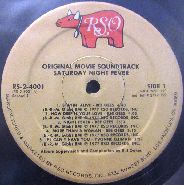 Various : Saturday Night Fever (The Original Movie Sound Track) (2xLP, Album, Comp, Spe)