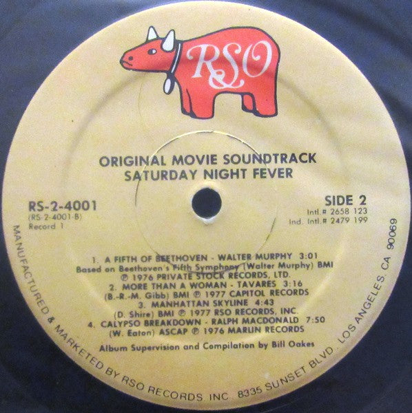 Various : Saturday Night Fever (The Original Movie Sound Track) (2xLP, Album, Comp, Spe)