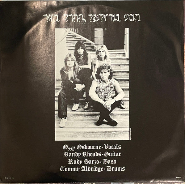 Ozzy Osbourne : Diary Of A Madman (LP, Album)