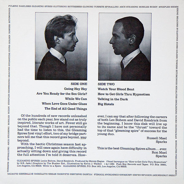 Gleaming Spires : Songs Of The Spires (LP, Album)