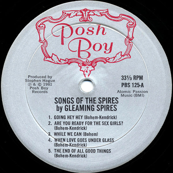 Gleaming Spires : Songs Of The Spires (LP, Album)