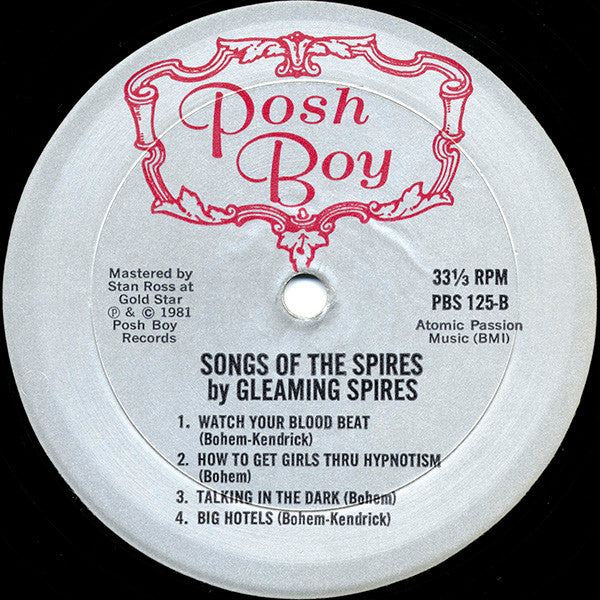 Gleaming Spires : Songs Of The Spires (LP, Album)