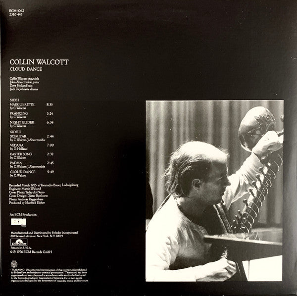 Collin Walcott, John Abercrombie, Dave Holland, Jack DeJohnette : Cloud Dance (LP, Album)