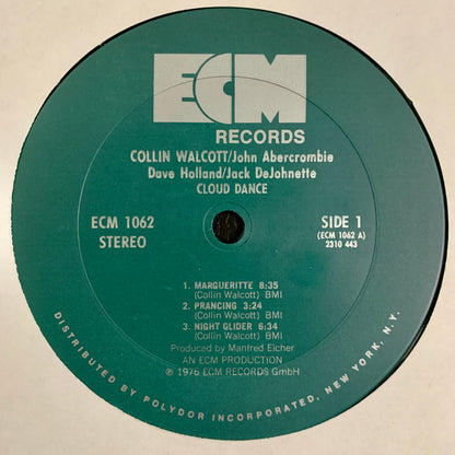 Collin Walcott, John Abercrombie, Dave Holland, Jack DeJohnette : Cloud Dance (LP, Album)