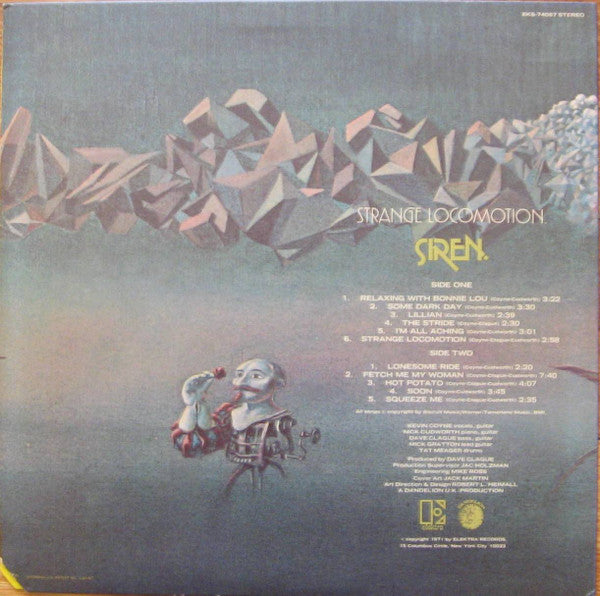 Siren (13) : Strange Locomotion (LP, Album, San)