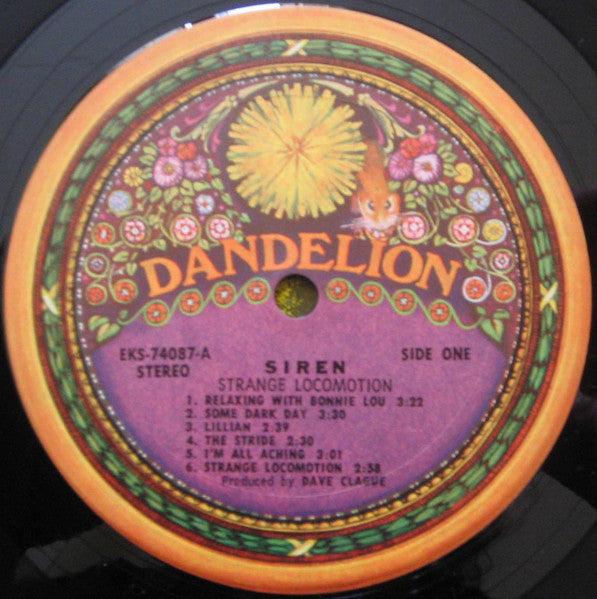 Siren (13) : Strange Locomotion (LP, Album, San)