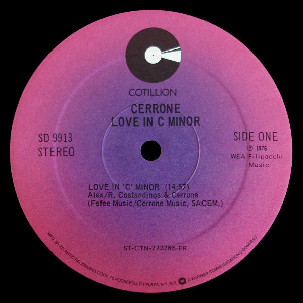 Cerrone : Love In C Minor (LP, Album, PR)