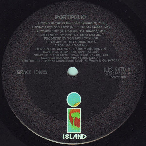 Grace Jones : Portfolio (LP, Album, P/Mixed, Ter)