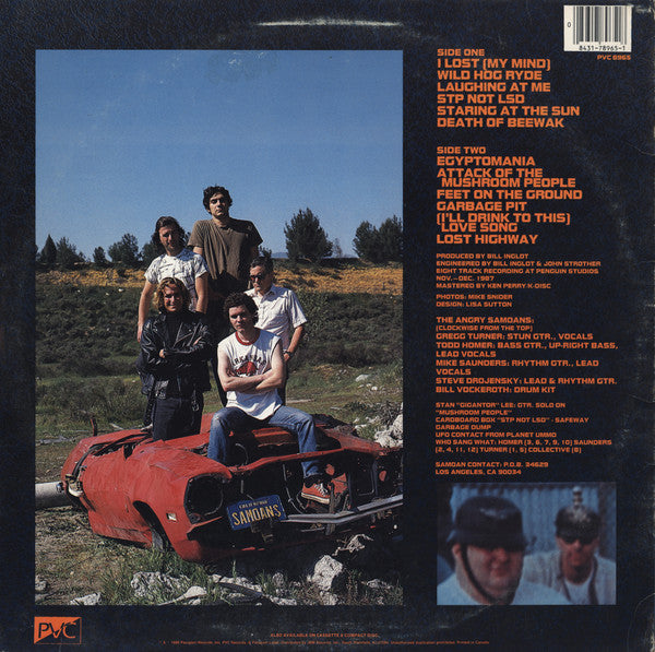 Angry Samoans : STP Not LSD (LP, Album)
