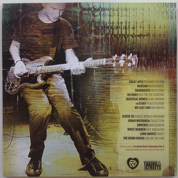 Various : Everybody Wants Somewhere: A Tribute To Fugazi (LP, Album, Comp, Ltd, Bro)