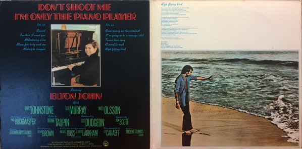 Elton John : Don't Shoot Me I'm Only The Piano Player (LP, Album, Gat)