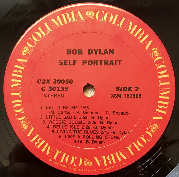 Bob Dylan : Self Portrait (2xLP, Album, Gat)