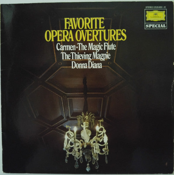 Various : Favorite Opera Overtures (LP)