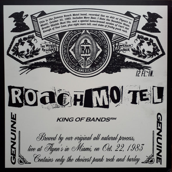 Hated Youth / Roach Motel (2) : Hated Youth / Roach Motel (LP, Album, Gra)
