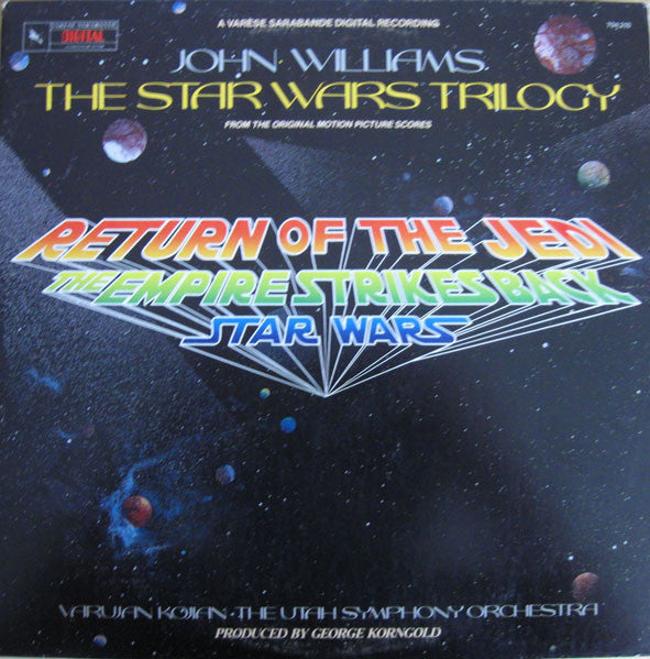 John Williams (4), Varujan Kojian, The Utah Symphony Orchestra* : The Star Wars Trilogy (LP, Album, Club, CRC)