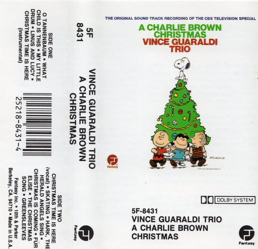 Vince Guaraldi Trio : A Charlie Brown Christmas (The Original Sound Track Recording Of The CBS Television Special) (Cass, Album, RE, Dol)