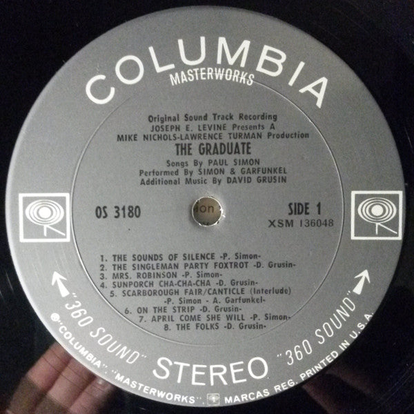 Paul Simon - Simon & Garfunkel, Dave Grusin : The Graduate (Original Sound Track Recording) (LP, Album, Pit)
