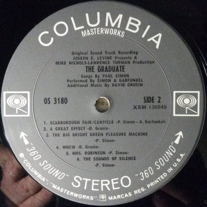 Paul Simon - Simon & Garfunkel, Dave Grusin : The Graduate (Original Sound Track Recording) (LP, Album, Pit)