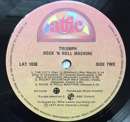 Triumph (2) : Rock & Roll Machine (LP, Album)