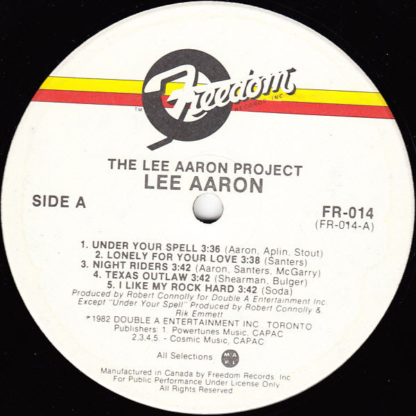 Lee Aaron : The Lee Aaron Project (LP, Album)